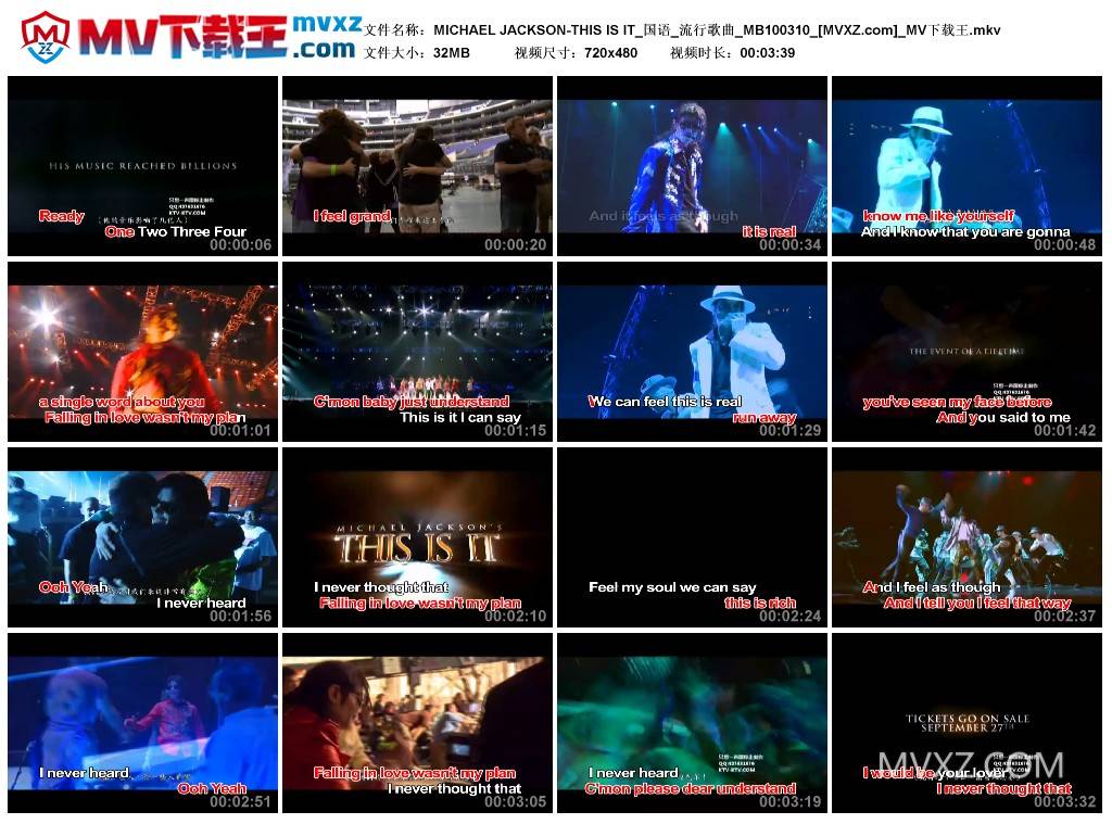 MICHAEL JACKSON-THIS IS IT_国语_流行歌曲_MB100310